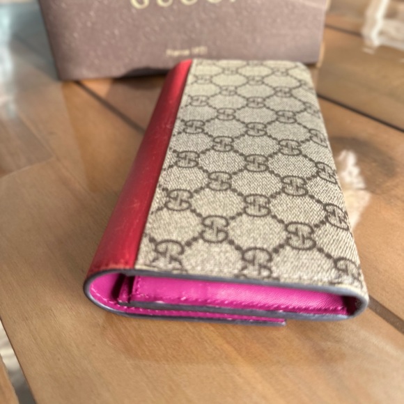 Gucci GG Supreme Bifold Long Wallet Tricolor - Picture 6 of 16